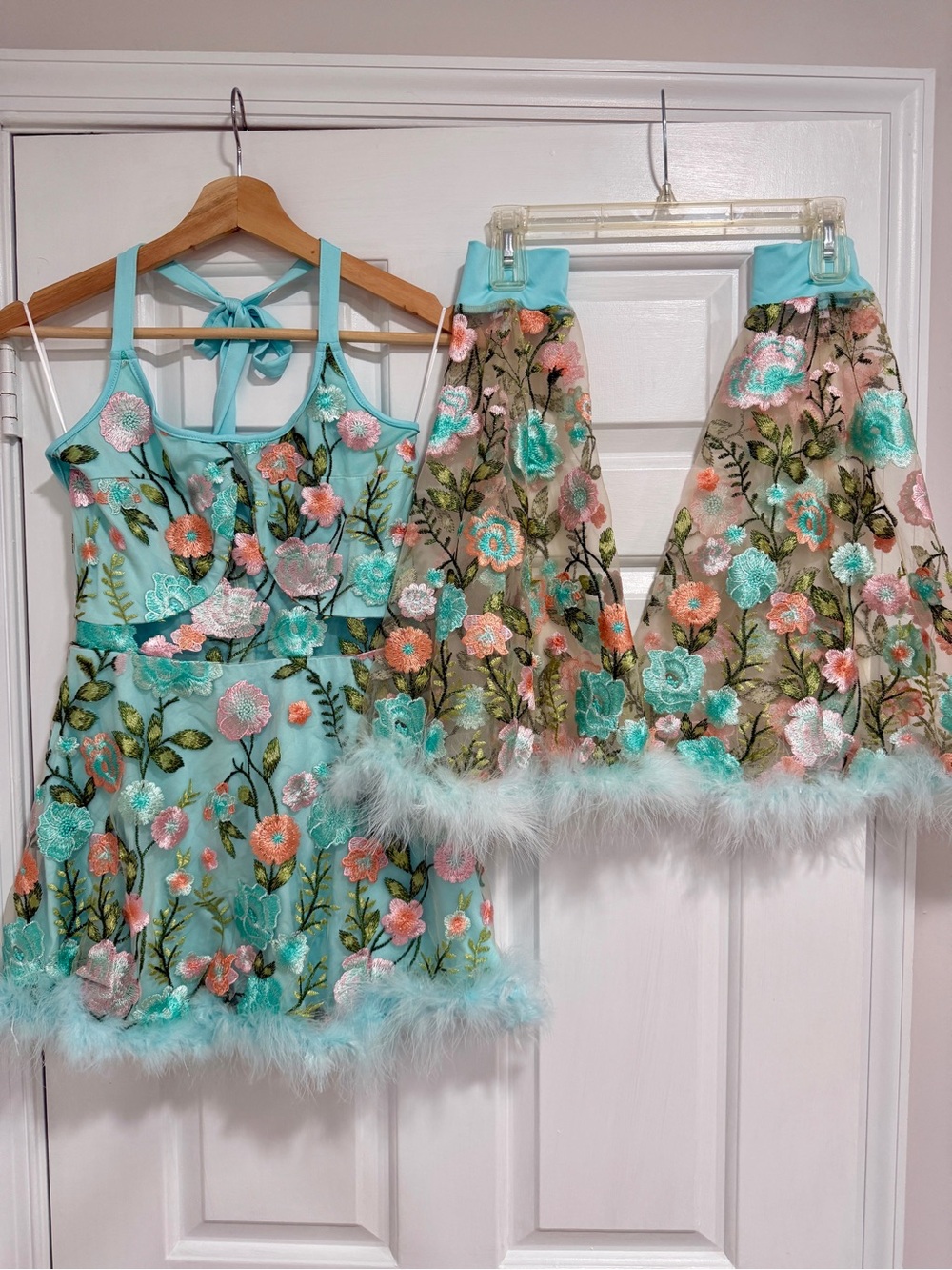 iHeartRaves Pixie’s Playground Floral Dress Set (Includes Sleeves) - Size S